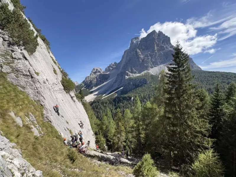 Vista sul Pelmo - Foto scattata sul posto