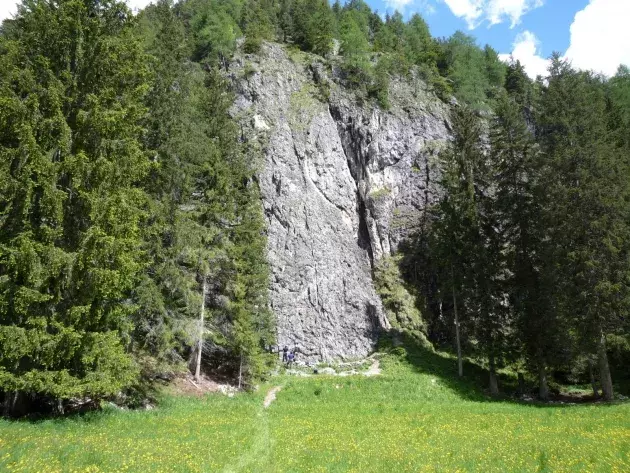Vista della parete - bergsteigen.com