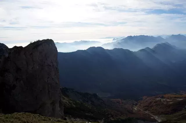 Vista torrione Mulaz, parete Nord - Fondazione degli Amici di L. Ron Hubbard