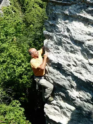 Eros Rossi su Spigolo Tati - Foto di Michele Garzanti