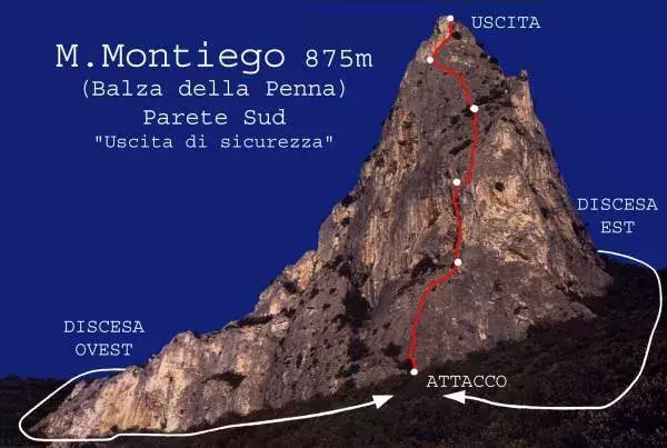 Versante sud Monte Montiego - Cai Rimini