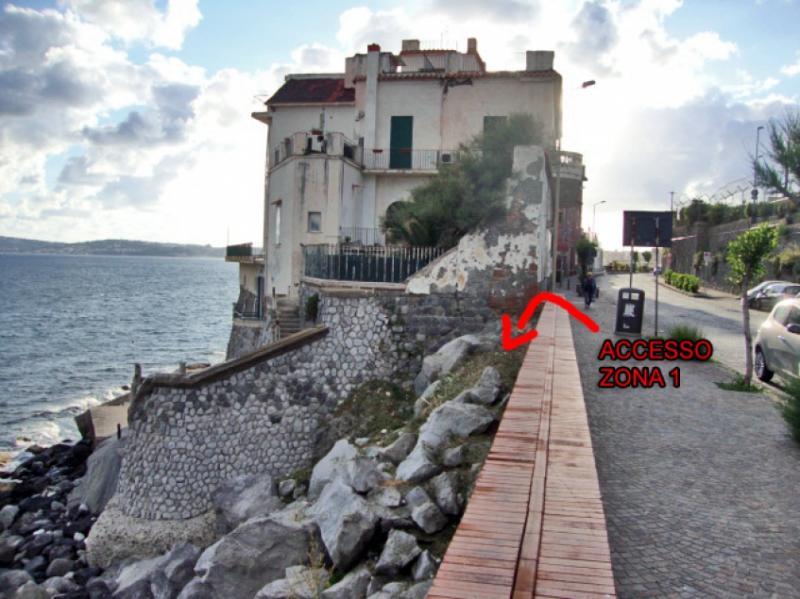 punto d'accesso per la zona 1 dei boulder - S.Bonaccia